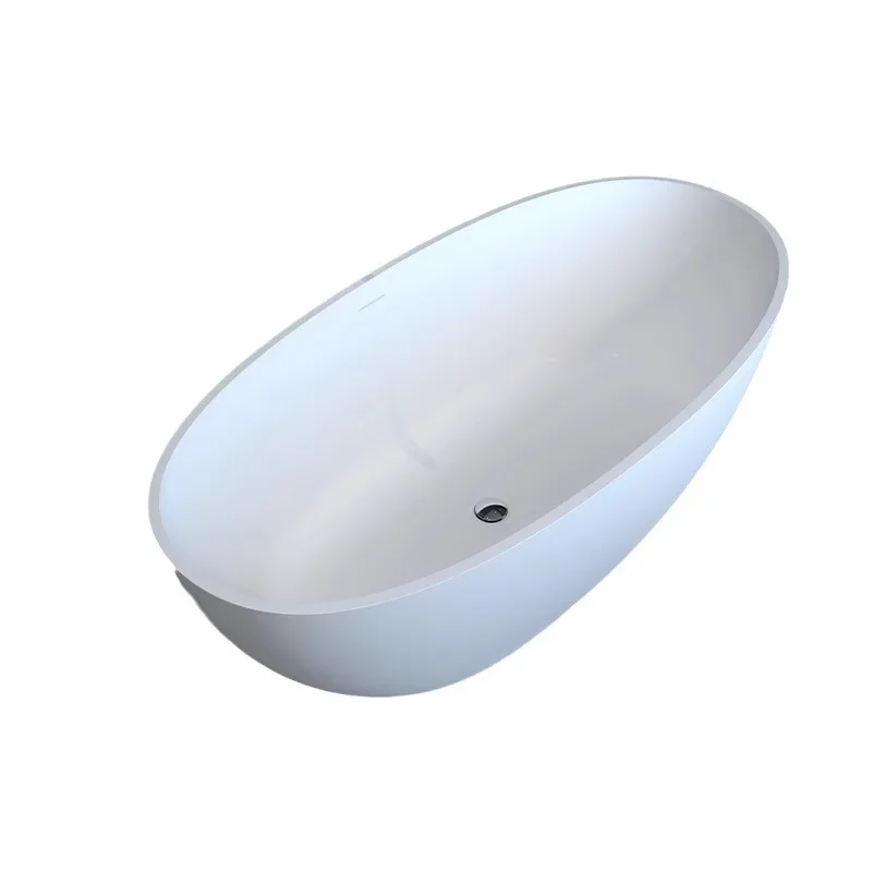 #PMMA Acrylic Bathtub, Freestanding Modern Soaking Tub, 1-Piece Design for Home, Adult Use, Stylish Bathroom Fixture