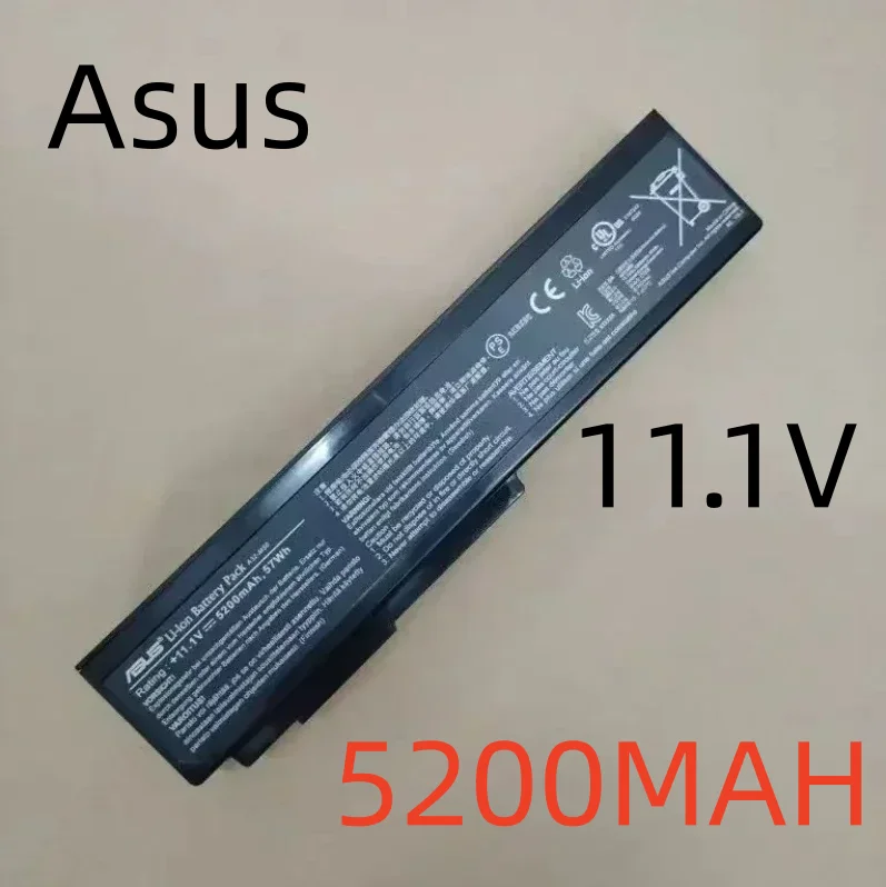 Original 11.1V 5200mAh Laptop Battery Compatible with ASUS N43S N53S A32-M50 A32-N61 A33-M50 N43J - Replacement Notebook Power C