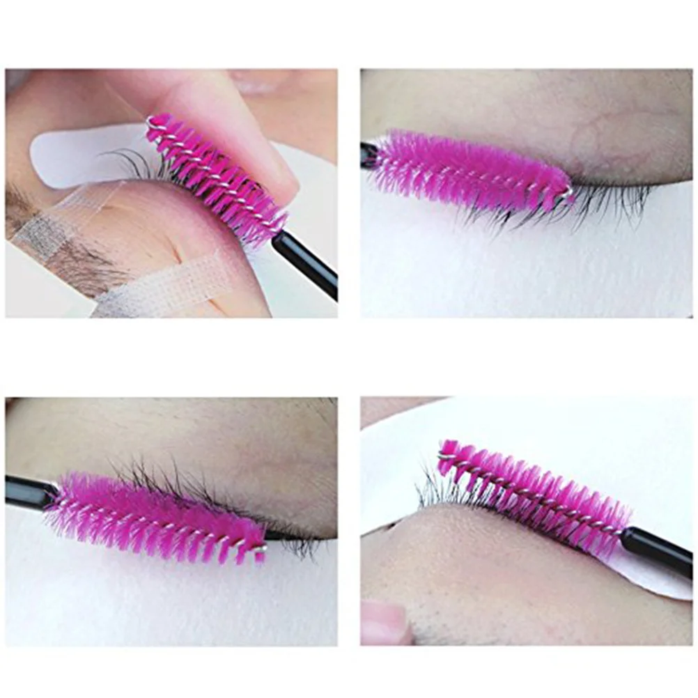 100Pcs Eyelash Mascara Brushes Disposable Professional Makeup Lash Combs Eyelash Separators Mascara Wands Eye Lash Makeup Brush