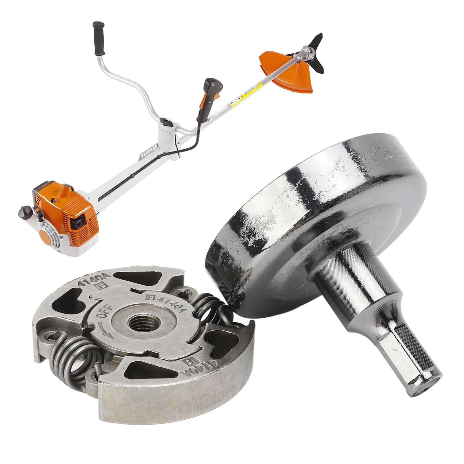 High-quality aluminum alloy clutch drum kit (suitable for Stihl brush cutters): perfect replacement, worry-free and durable.