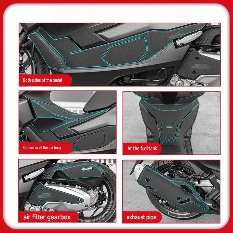 For Honda NS150GX 2025‑2026 Full Body Armor Decal Anti‑Slip Wear‑Resistant Fuel Tank Footboard Protective Sticker Mod Accessorie