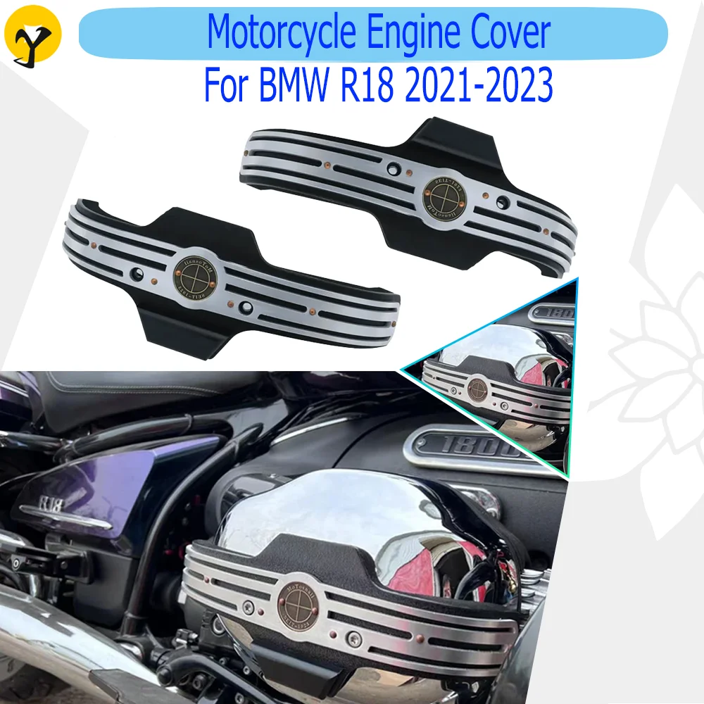 

For BMW R18 2021 2022 2023 Motorcycle Accessories Engine Protector Cover Cylinder Head Guards BMW R18 Classic Housing Trim Cover