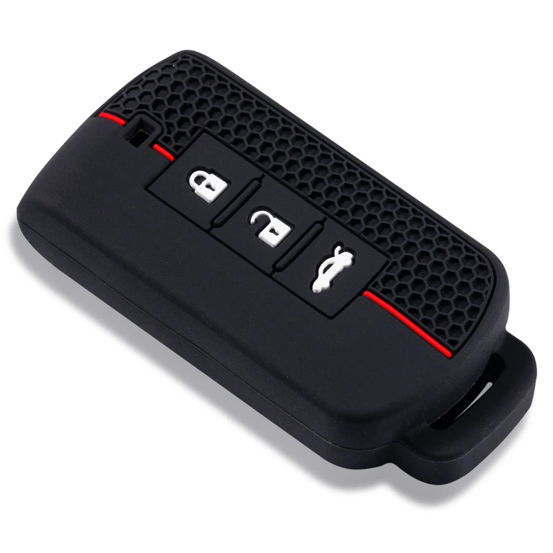 Silicone Car Key Case Cover Shell For Mitsubishi Xpander Outlander ASX Pajero Eclipse Cross Montero