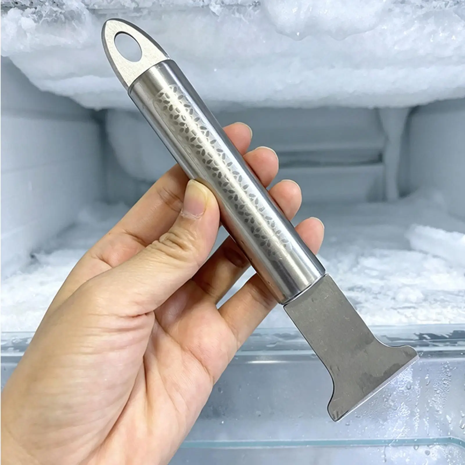 Kitchen Scraper Defrosting Tools 1PC Defrosting Shovel Stainless Steel Freezer Ice Scraper Deicing Tool Defrosting Gadget