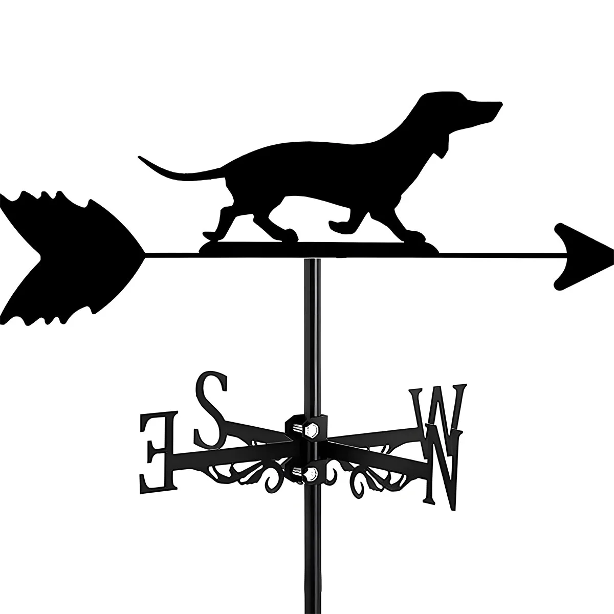 

Garden Weathervanes, Metal Weather Vane Wind Direction Indicators Roof Mount, Wind Vane for Outdoor Farm Barn Sheds Patio Decor