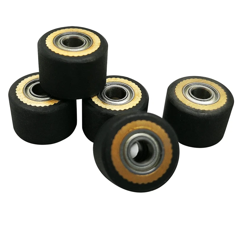 

5Pcs HQ Pinch Roller 4X11x16mm Plotter Cutter Roller For GCC Rabit Pcut Mimaki Graphtec Iolion Cutter Plotter