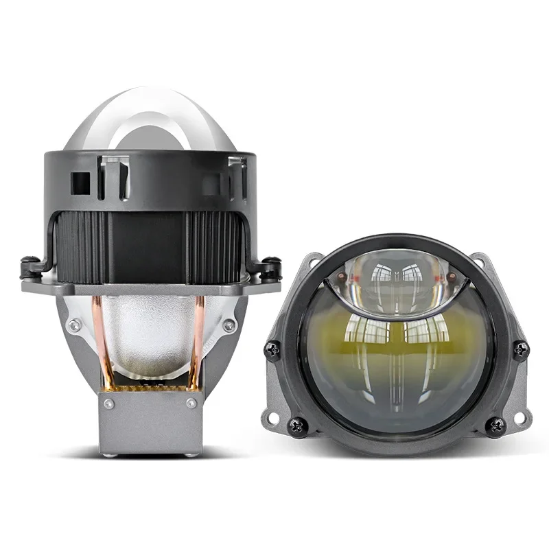 HID Bi LED Laser Projector Lens with Glass Lens, Delivering High Low Beam for 9-15V 70W Vehicles