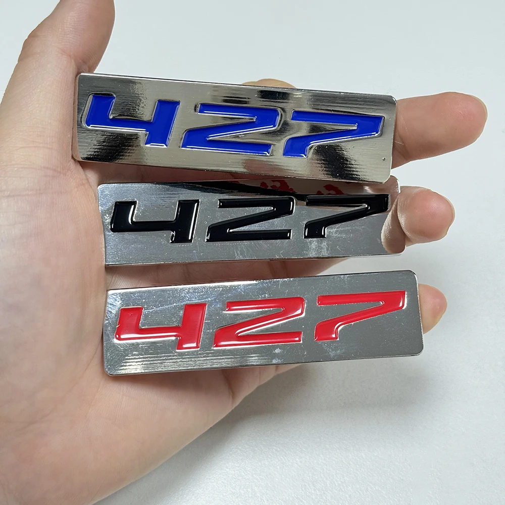 

Хромированный МЕТАЛ 427 МЕТАЛЛИЧЕСКИЙ МЕТОЛ ДВИГАТЕЛЯ РЕМБИТЕЛЬНОГО КОРПУСА ДЛЯ ДВЕРЬ БАГАЖНОЙ КОРПУСА ZZ4 L88 HOT RAT ROD 3/4" X 3" 76mm X 20mm