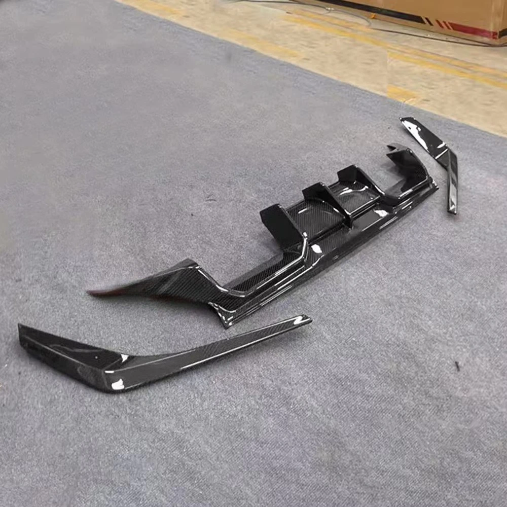 

High Quality New Condition Dry Carbon Fiber Rear Diffuser forBMW M2 G87 Car Bumper