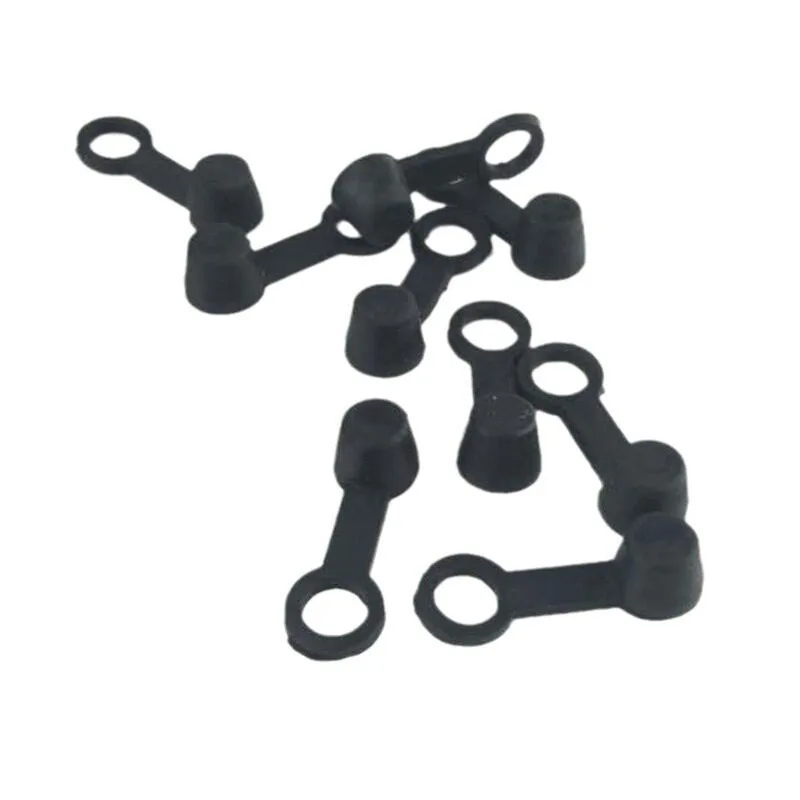 10PCS Car Motorcycle Brake Pump Caliper Lower Pump Exhaust Screw With Rubber Cap Oil Drain Screw Cover Dust Cover Accessories