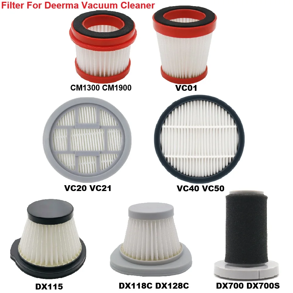 Filtro HEPA para aspiradora Deerma CM1300 CM1900, VC01, VC20 VC20S VC21, VC40 VC50, DX115 DX115C, DX118C DX128C, DX700 DX700S