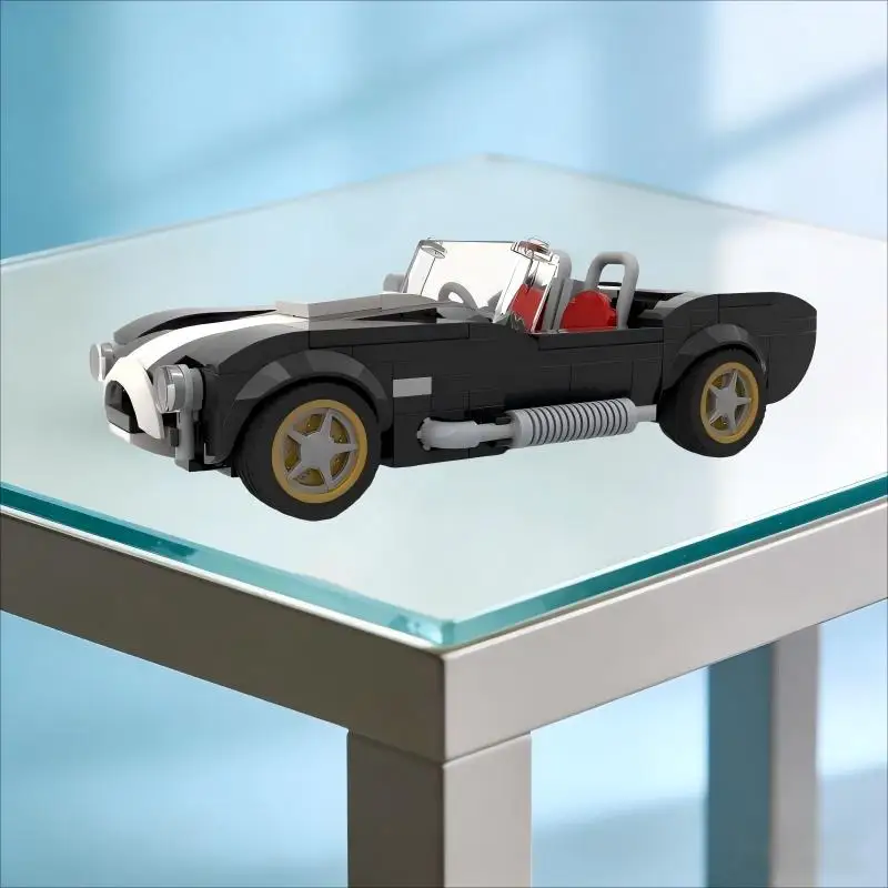 

Классическая модель спортивного автомобиля «Кобра» MOC-122422, конструктор из 255 деталей, развивающая игрушка для детей, подарок на праздник