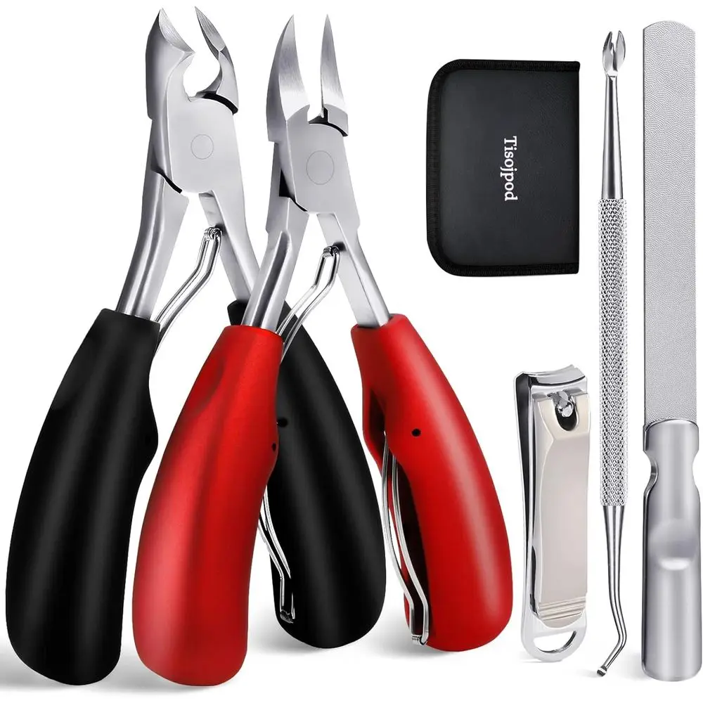 

5-Piece Heavy Duty Toenail Clipper Set for Ingrown and Thick Nails
