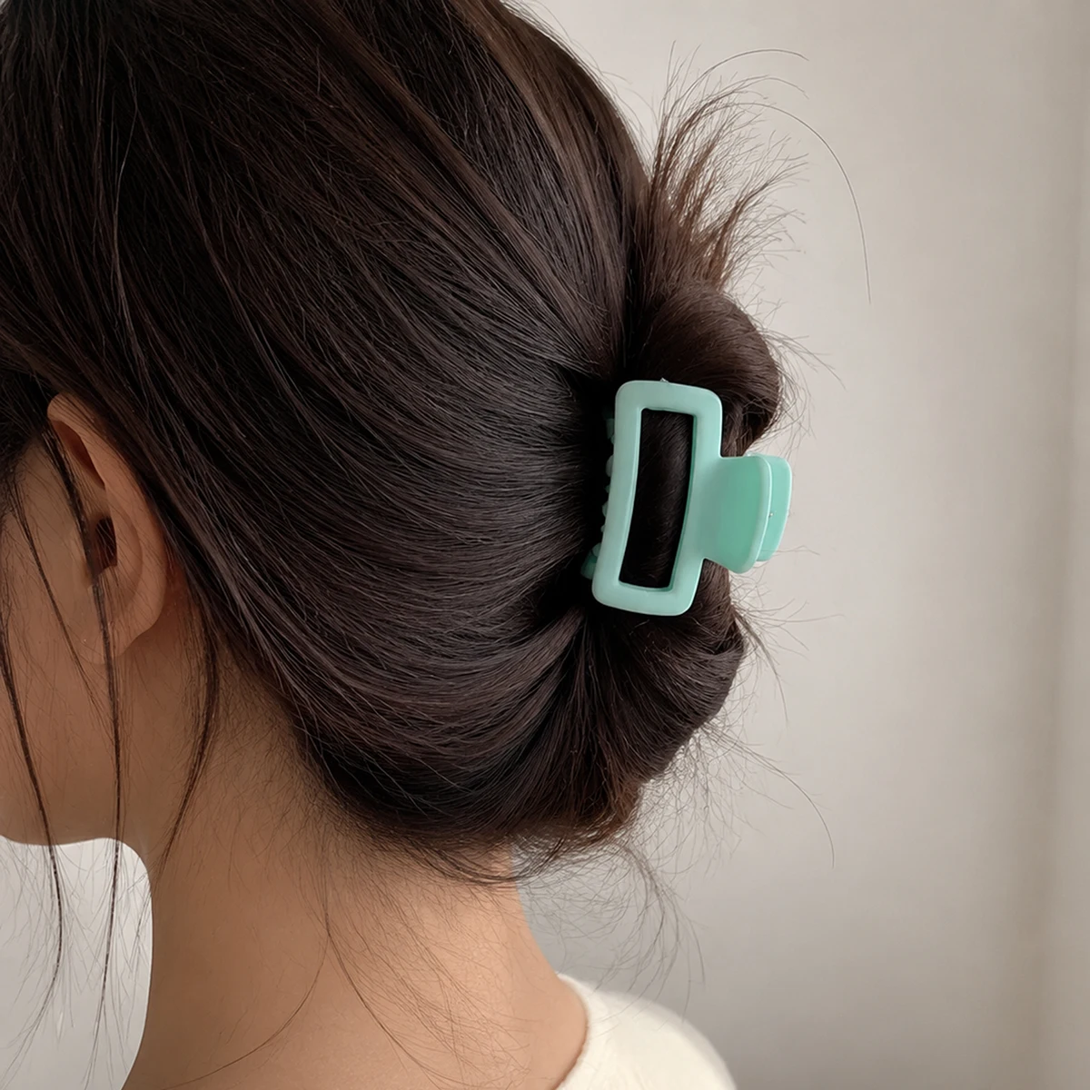 4pcs/5PCS Square Simple Minimalist Hair Clips For Women, Medium Size Elegant And Versatile For Daily Make-Up Commute Party Y2k