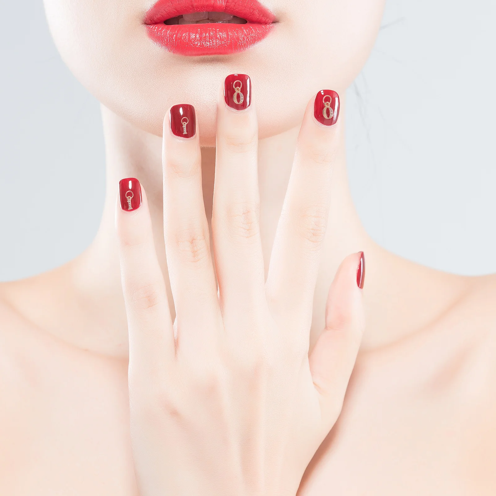 20 pendenti decorativi con strass in metallo, lucidi e sostituibili, per eleganti accessori per la decorazione di manicure per nail art