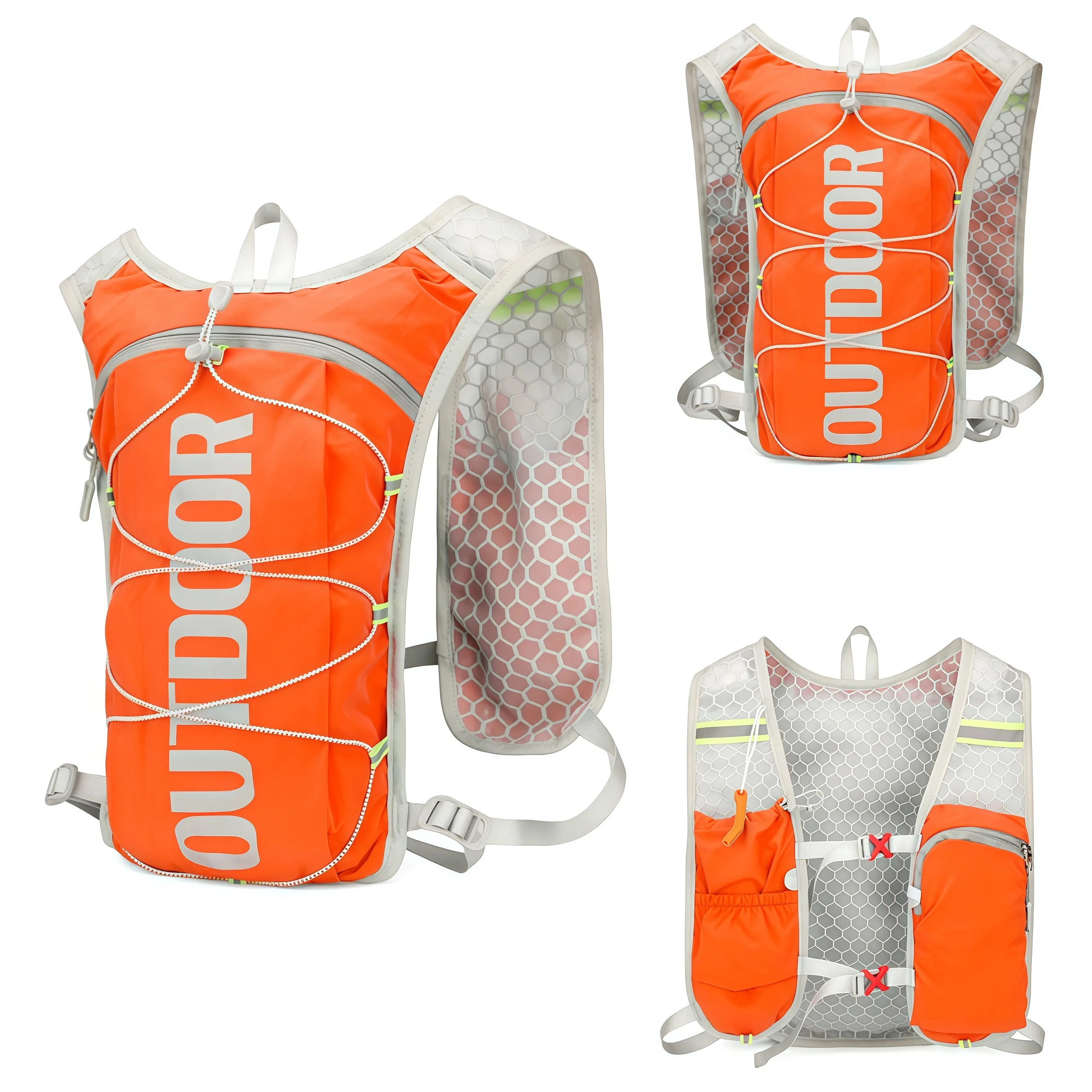1pcs Water Bottle Backpack for Women&Men,Ultra Lightweight Water Backpack for Running Cycling Hiking Camping