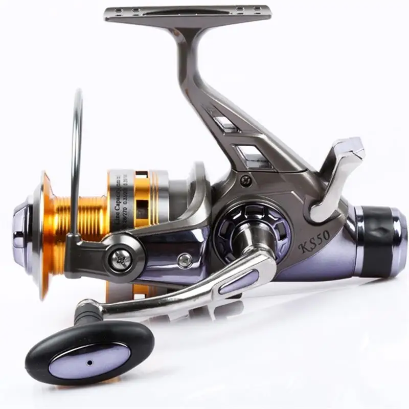 

Topline 10+1bb 3000 4000 5000 6000 Double Drag Carp Spinning Reel Saltwater All Metal Fishing Reels Wheel