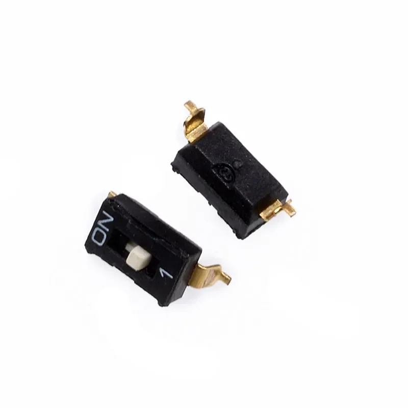 100pcs/lot KE 2.54mm Space SMD Dial Switch 1/2/3/4/5/6/8 P-Bit DIP Coded Switch Gold Pated Pin DSIC02LSGT