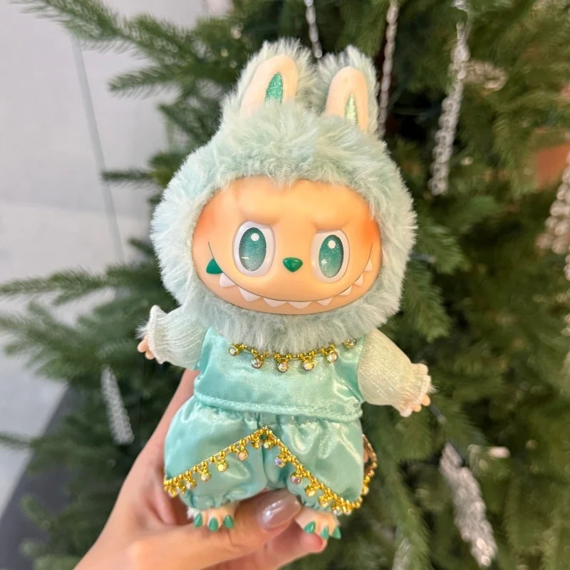 สำหรับชุดเสื้อผ้าลาบูวา สไตล์ภูมิภาคตะวันตก ชุดสองชิ้น เหมาะสำหรับเสื้อผ้าตุ๊กตาขนาด 17 ซม. ชุดน่ารักสไตล์ชาติพันธุ์