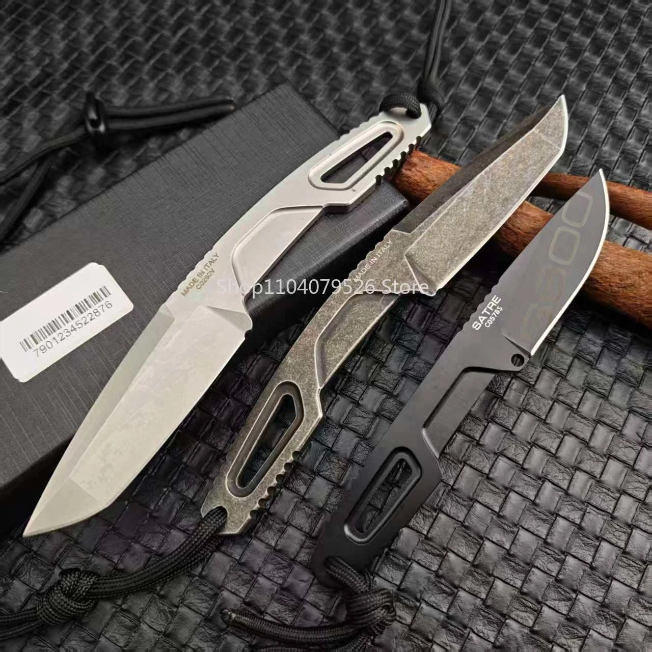 Outdoor Picnic RAOT/ S600 Multifunctional Premium Fixed Blade Craft Knife Field Camping Protective Sheath Cutting Fruit Tools