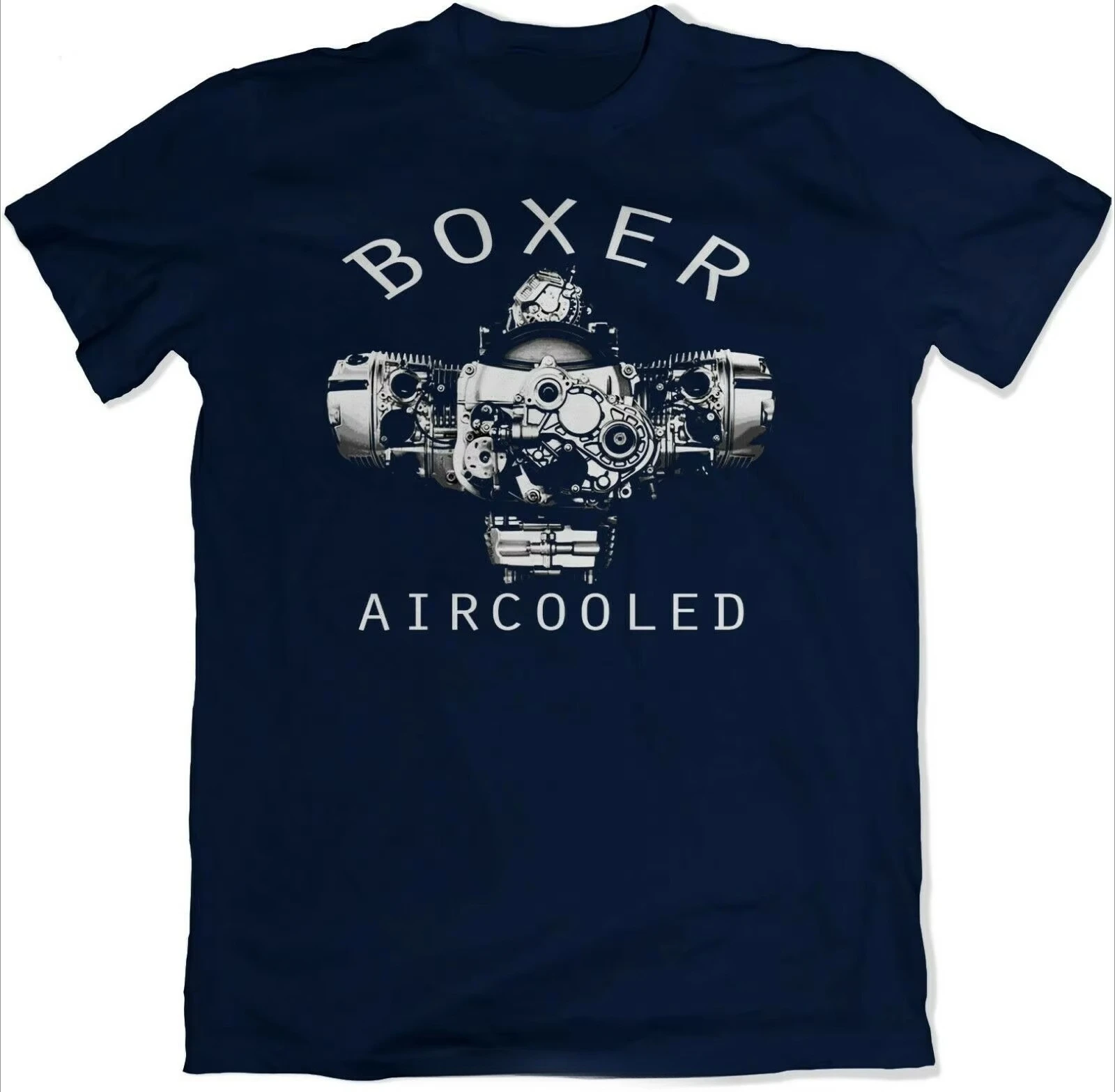 2026 Motorcycle Aircooled Engine T-shirt Men Summer Short Sleeve Fashion Oversized Tshirt Cotton T Shirt Hip Hop Streetwear