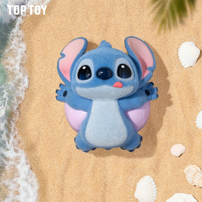 TOPTOY Offizielle Disney Stitch Fitness Yoga Serie Figur Blind Box PVC Beflockung Sammlerstücke Kawaii Desktop Dekoration Für Mädchen