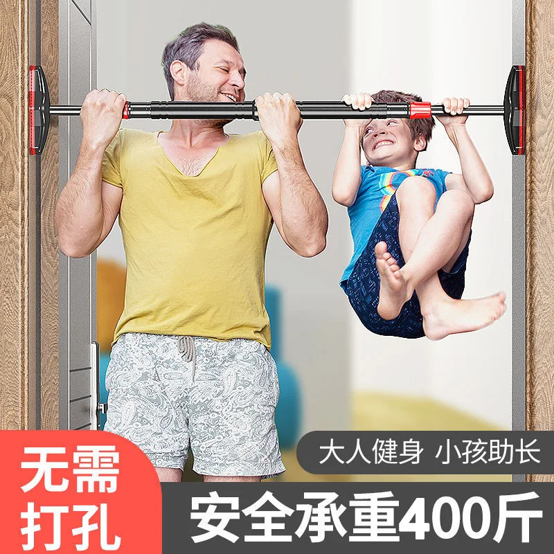 No-Drill Strength Training Pull up Bar with Level Gauge & Adjustable Size for Home Gym Fitness  70-100cm