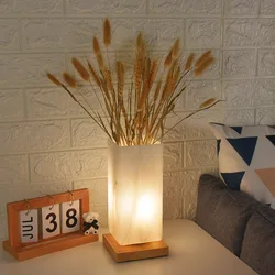 Table Lamp LED Desktop Night Light USB Plug Dining Room Coffee Living Room Decorative Atmosphere Flower