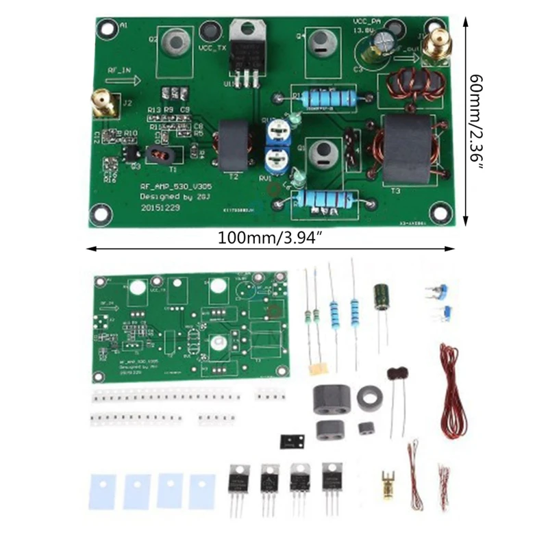 Dropship 45W SSB Linear Power Amplifier Board DIY Kits FM CW HAM Radio Transceiver