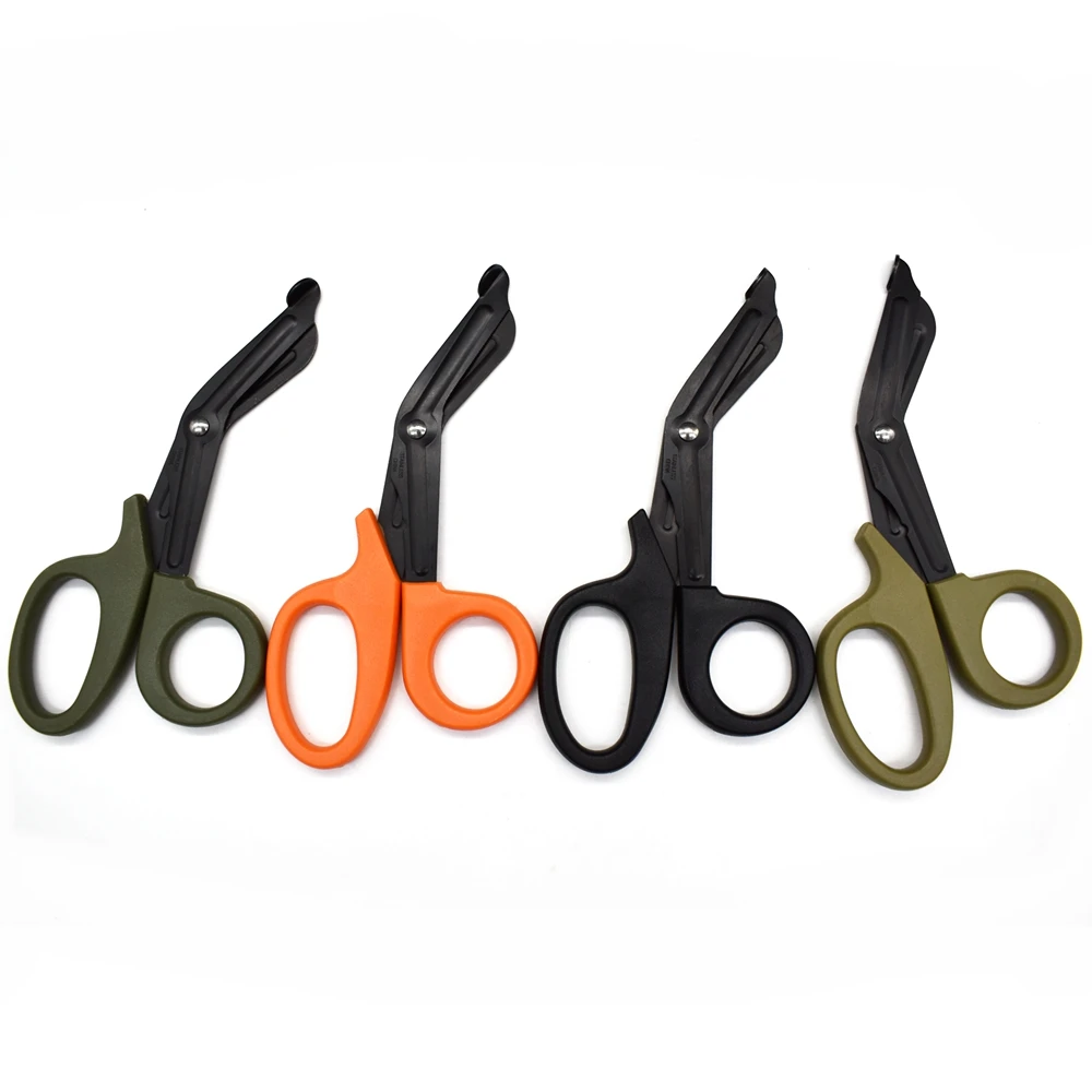 1/2 New EMT Fine Tooth Life Scissors For Emergency Medical Rescue Scissors Easy To Carry Outdoors