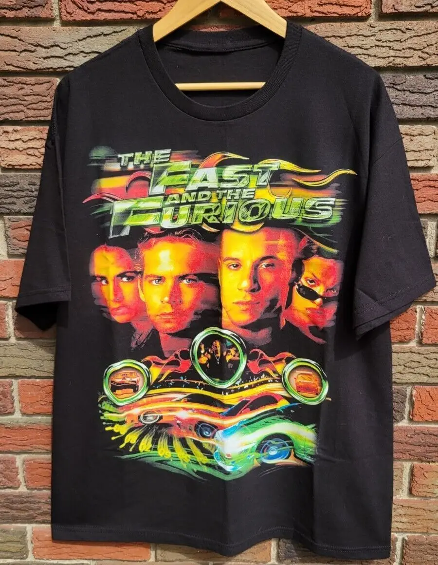 Fast And Furious Movie Black Short Sleeve Cotton T-shirt Unisex VM8218