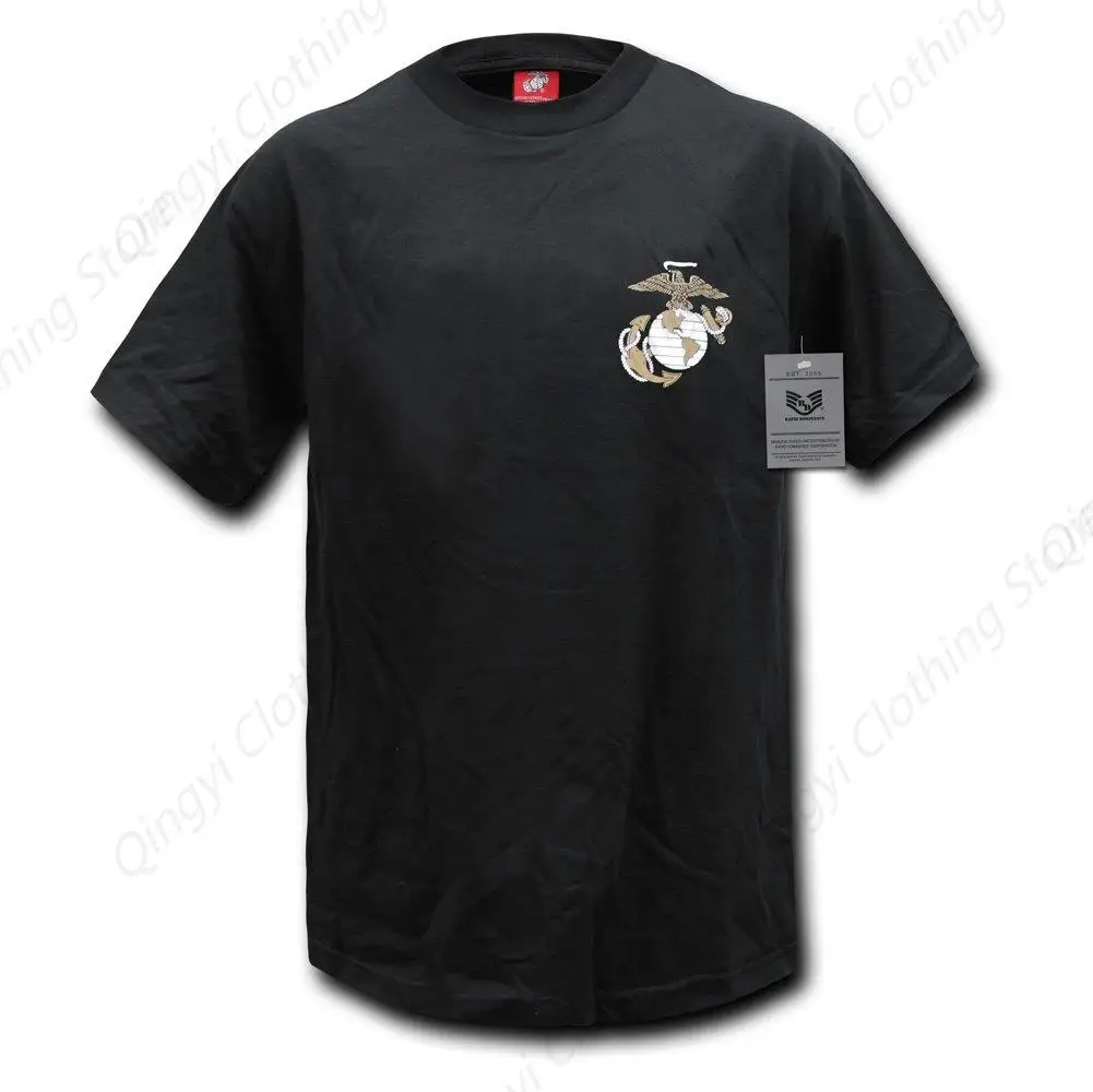 Basic Military Tee, Black, Small