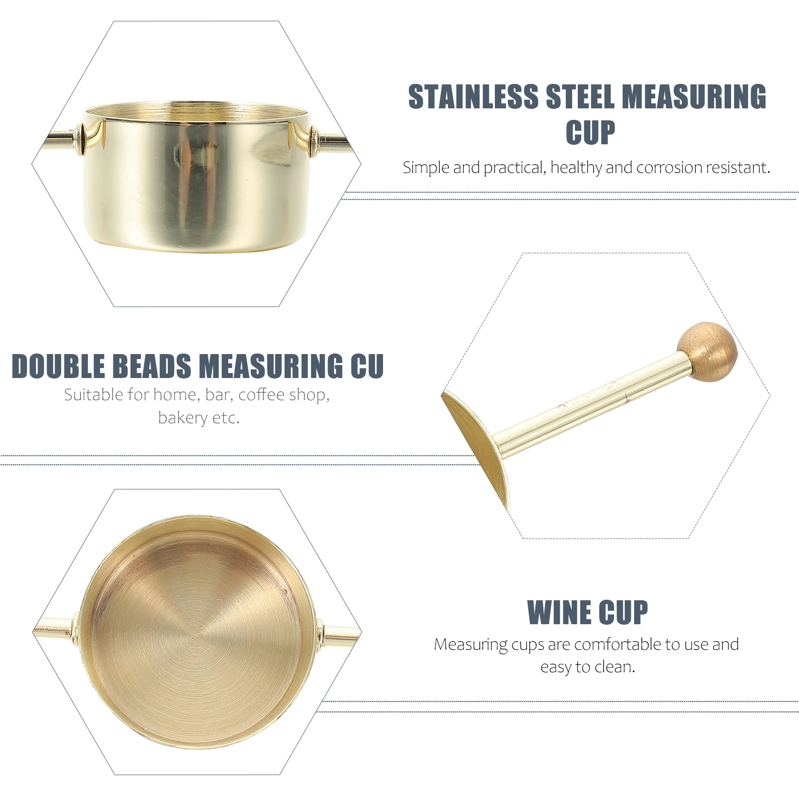 

Measuring Cup Cocktail Shaker Jigger Device Bar Multifunction Wine Stainless Steel Double