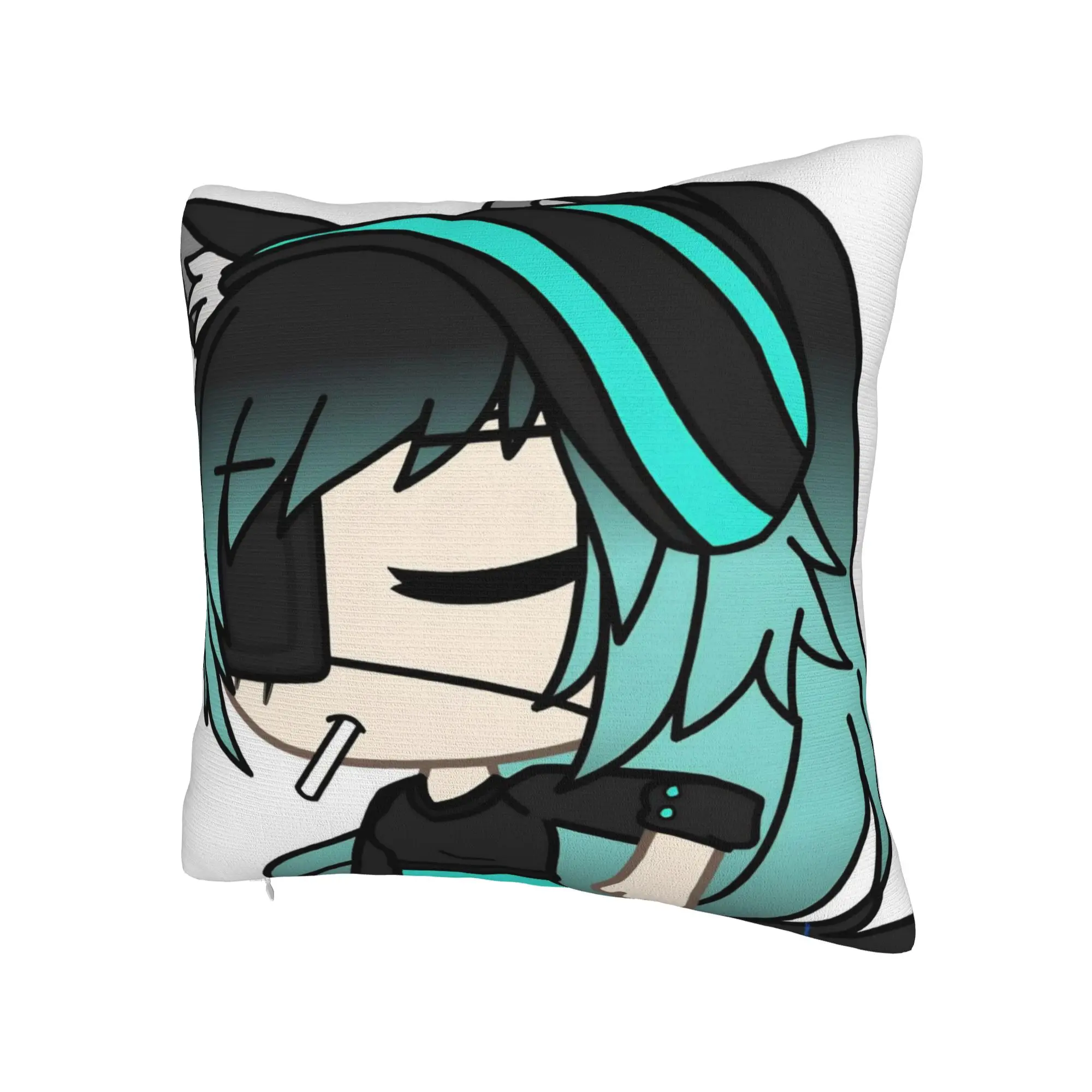 Decorative Pillowcases Gacha Life Cartoon Merchandise Seat  Pillow Case Cover Drop Shipping Multi Size