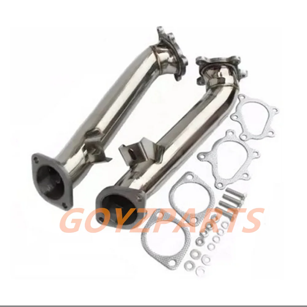 Tubo de escape de coche Twin Turbo mModificación adecuado para Nissan GTR R35 VR38DETT V6 3.8L 3" 2009-2018