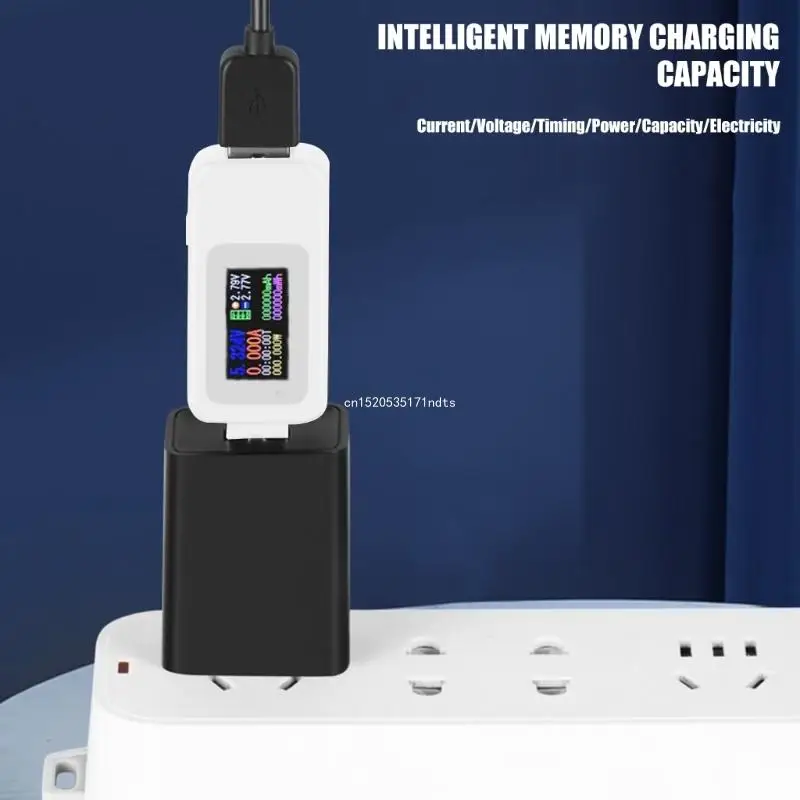 USB Tester Power Meter 4-30V 0-6.5A Tester Power Multimeter Current Meter Tester Detector with LCD Display Dropship