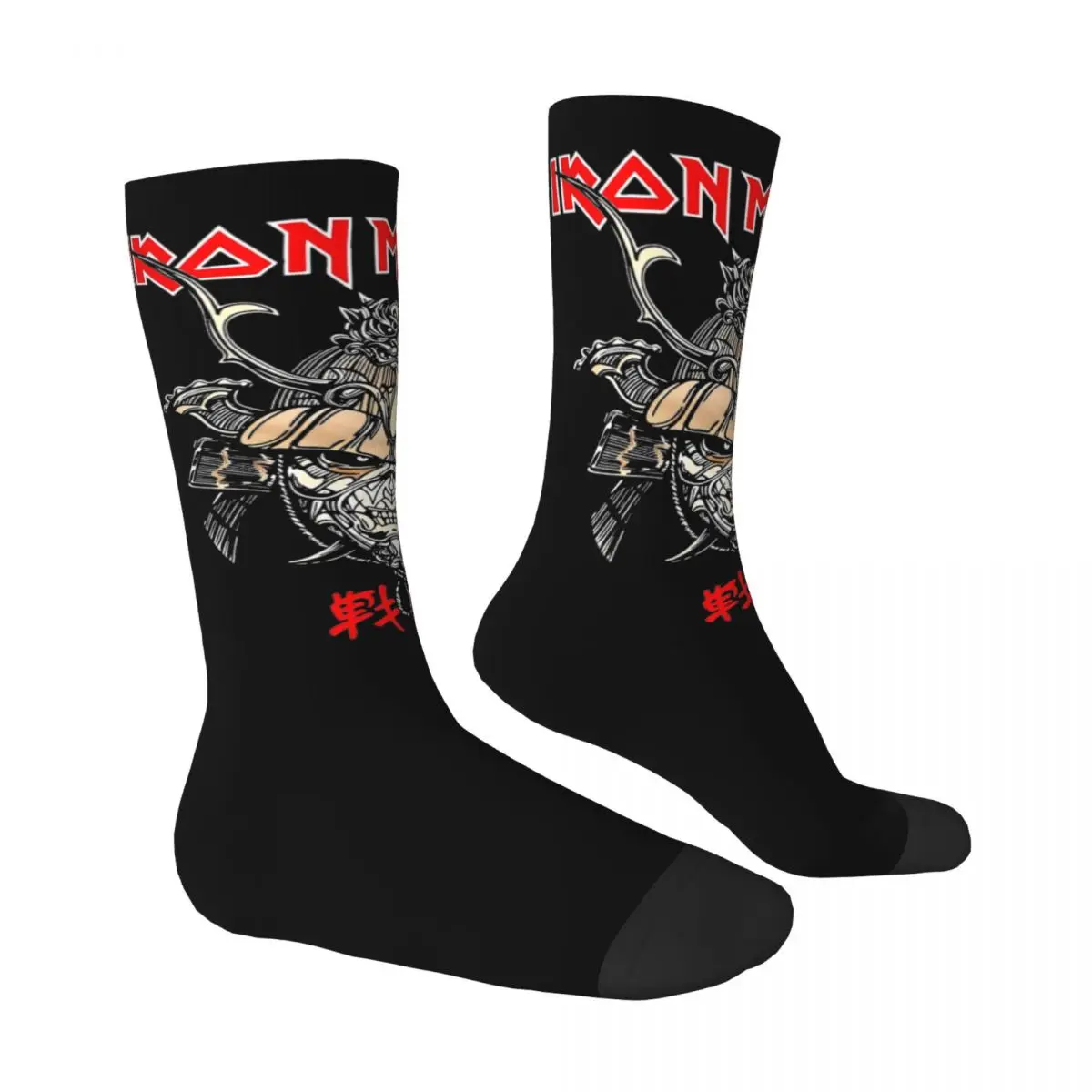 Iron Maidens Socks Harajuku Stockings Autumn Anti-Slip Unisex Men Socks Soft Breathable Design Cycling Socks