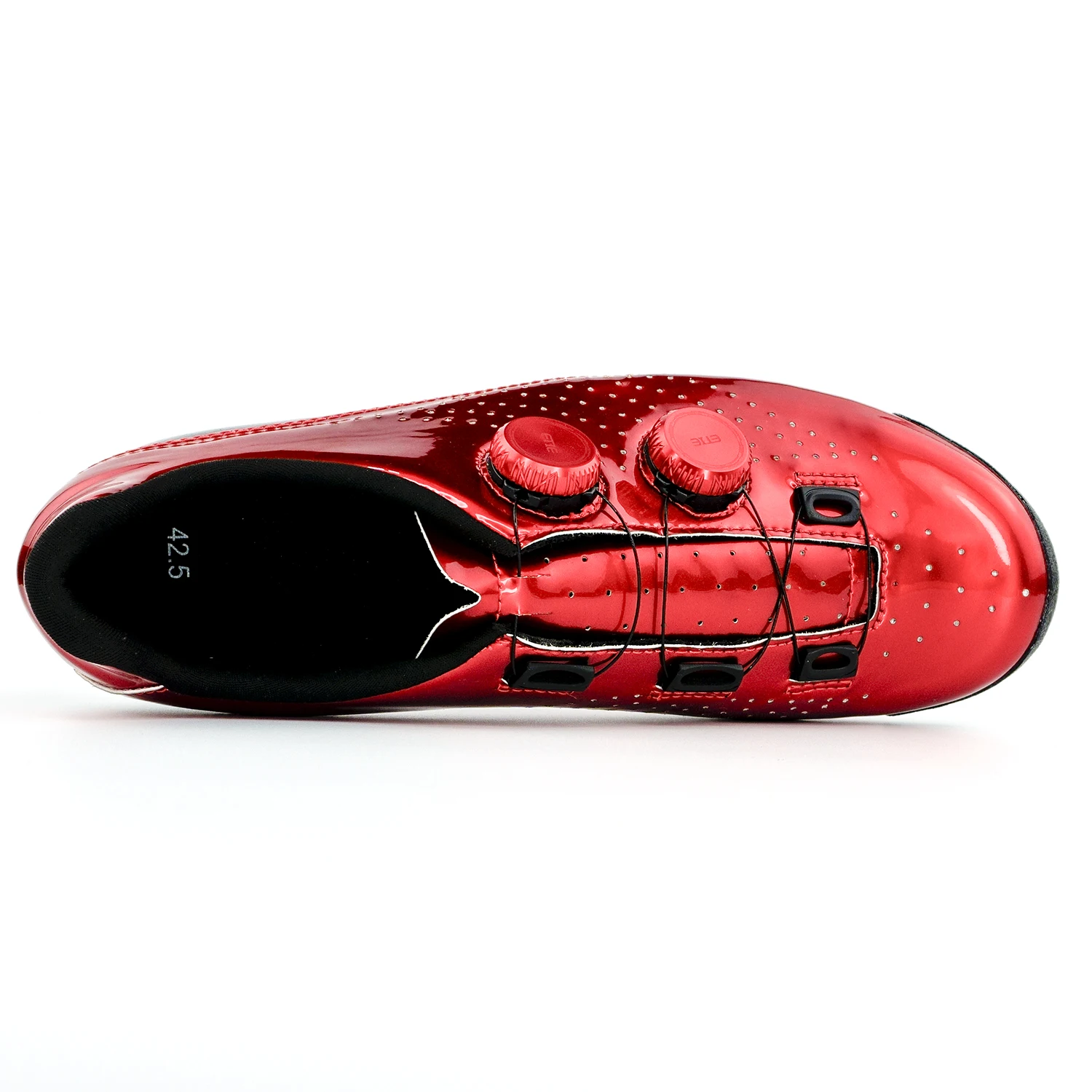 Hyper Cycling  Shoes Metalic Shiny Red Cycling shoes Carbon Cycling shoe Professional Road Lake BONT Verducci