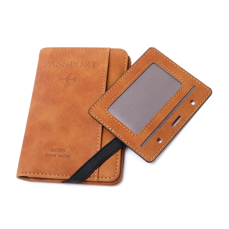 

Travel Wallet RFID Anti-Theft Brush Passport Bag Credit ID Card Holder Cash Multifunction Purse