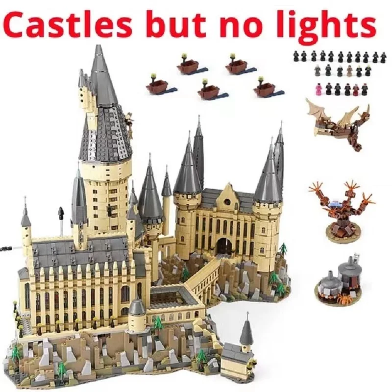 

Movie Series Classic Castle Set Building Blocks Model Kit Compatible 16060 71043 Magic School Assembly Bricks Children Toys Gift