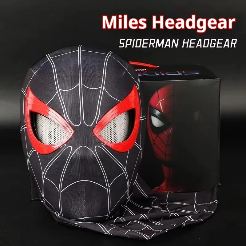 Hottoy Spider-Man: niesamowita maska Spider-Man luksusowy kask ruchome oczy ruchoma elektryczna maska migająca pudełko zestaw zabawek Cosplay