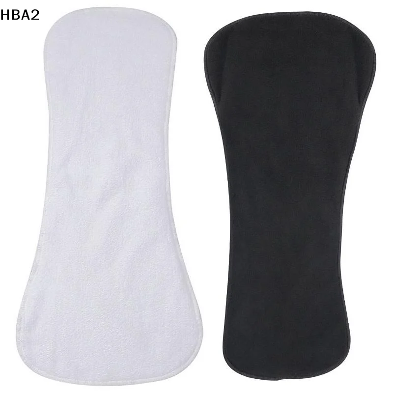 【H】1Pcs 5 Layers Polar Fleece Cloth Nappy Liner Super Absorbent Washable Adult  Reusable Incontinence Adult  Insert Pad