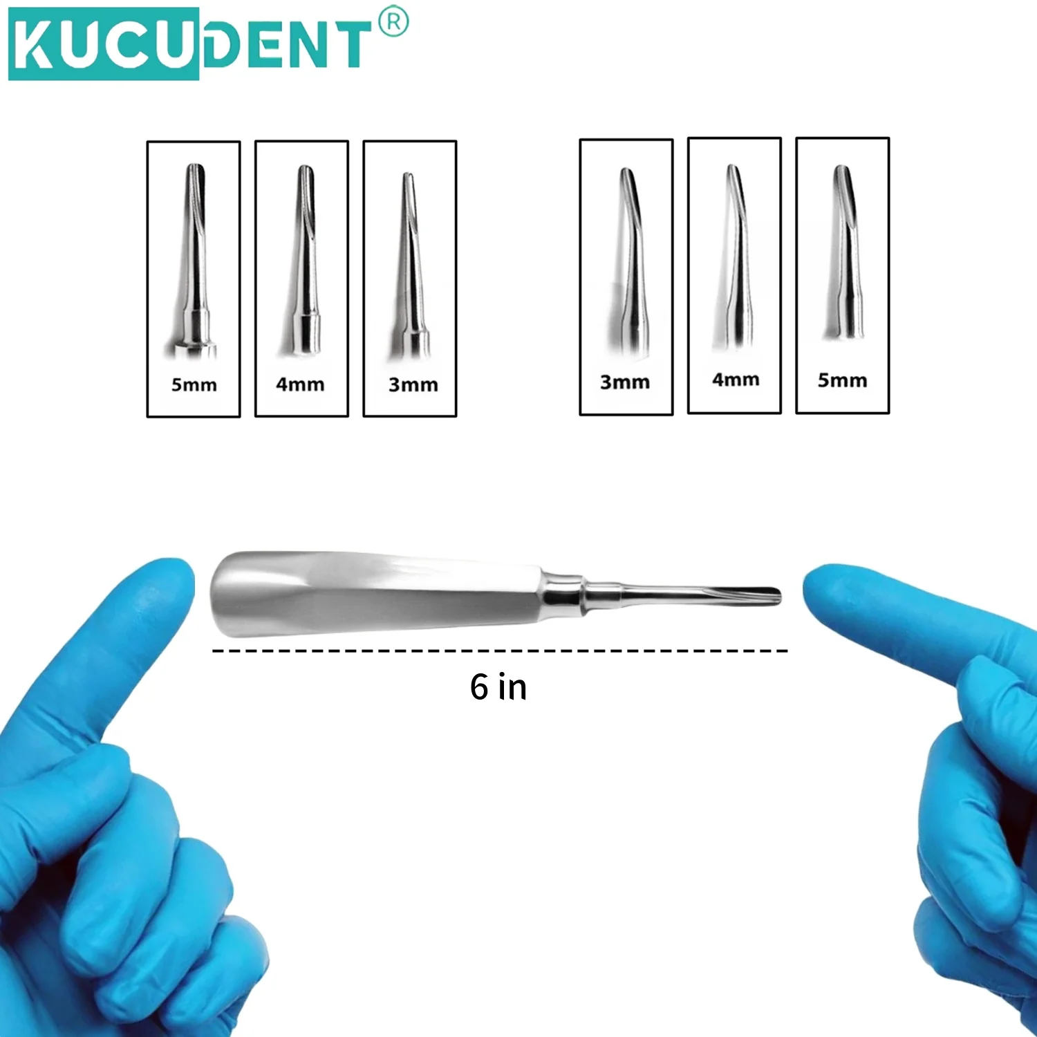 1PC Dental Extraction Elevator Stainless Steel Tooth Extraction Tools Stright Curved Root Minimally Invasive Surgical Instrument