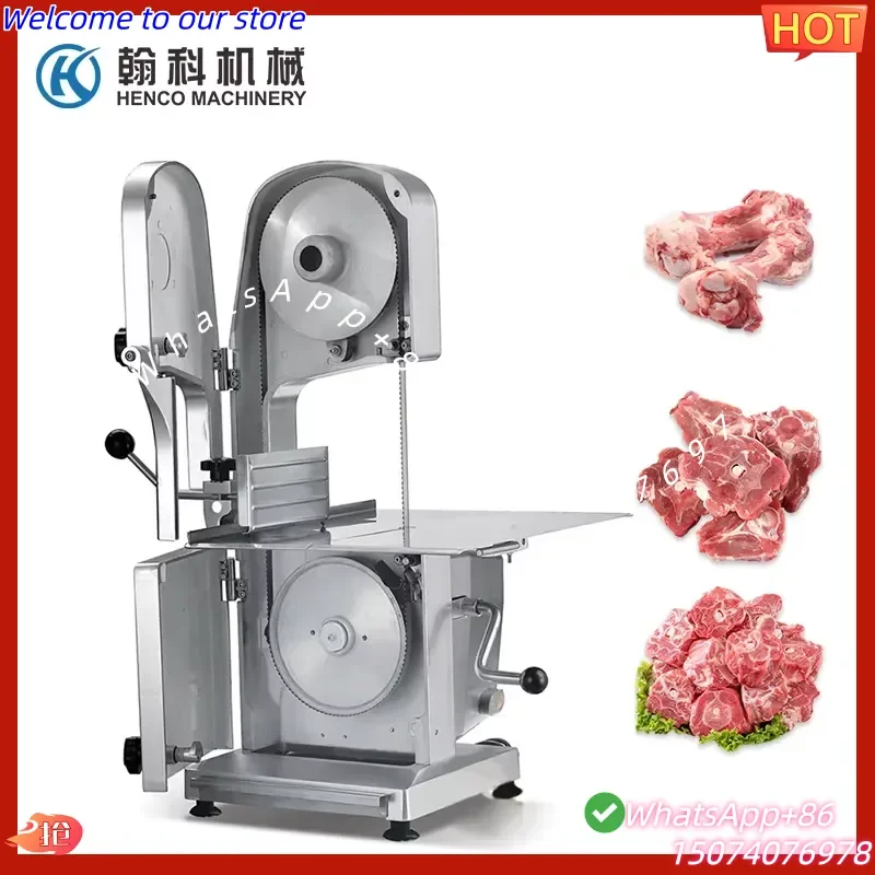 2026 Stainless Steel Electric Butcher Cut Frozen Meat Processing Food Small Fast Cutting and Meat Saw Machine