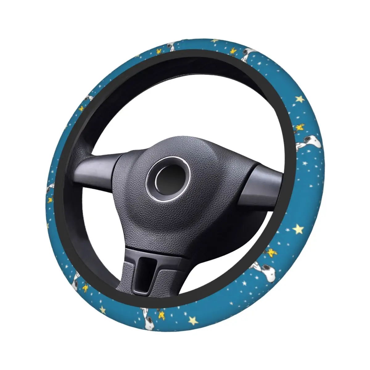 38cm S-Dog-Snoopies Star Steering Wheel Cover Auto Car Steering Wheel Protector Fit for SUV Car Accessories Universal 15 inch view 3