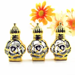 10ml 15ml Glass Roll On Bottle Small Roller Perfume Bottle Colorful Essential Oil Container Empty Refillable