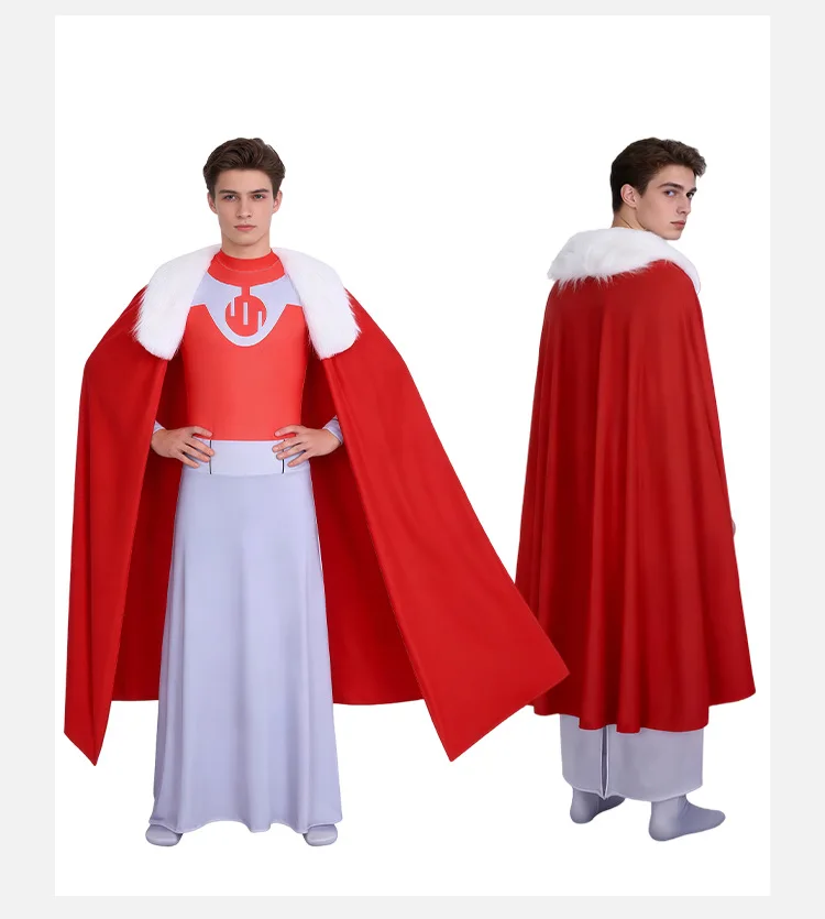 

Invincible Thragg Cosplay Costume Jumpsuit with Cloak Viltrumite Roleplay Outfit for Halloween Carnival Fancy Dress