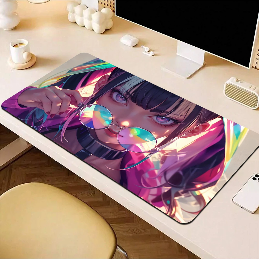 Anime Mädchen Mauspad Spieler HD-Druck Gaming Mouse pad Großspiel Maus Matte Computer Schreibtisch Matte Büro Tastatur Pad Gummi Tischs ets