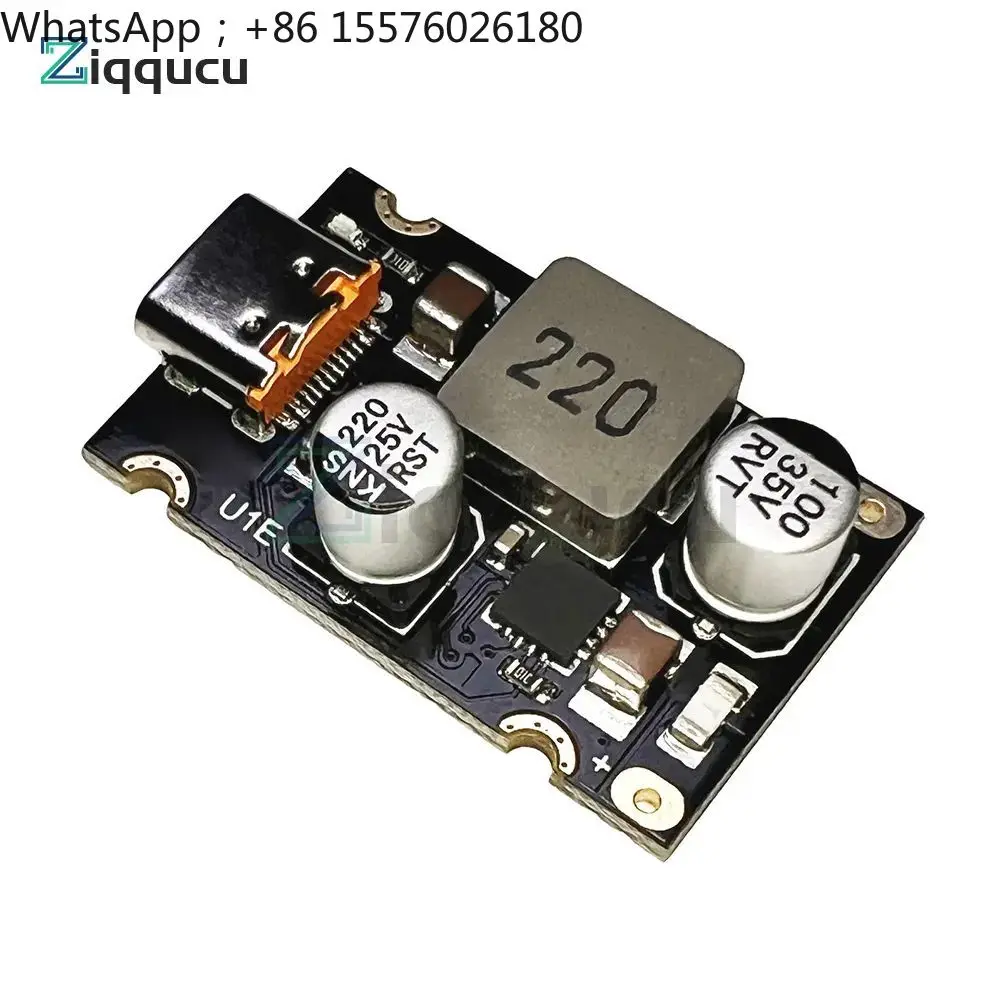 65W 8~30V DC to USB Type C PD 3.1 QC3 Fast Charge Step-Down Power Module Mobile Phone Quick Charge Adapter