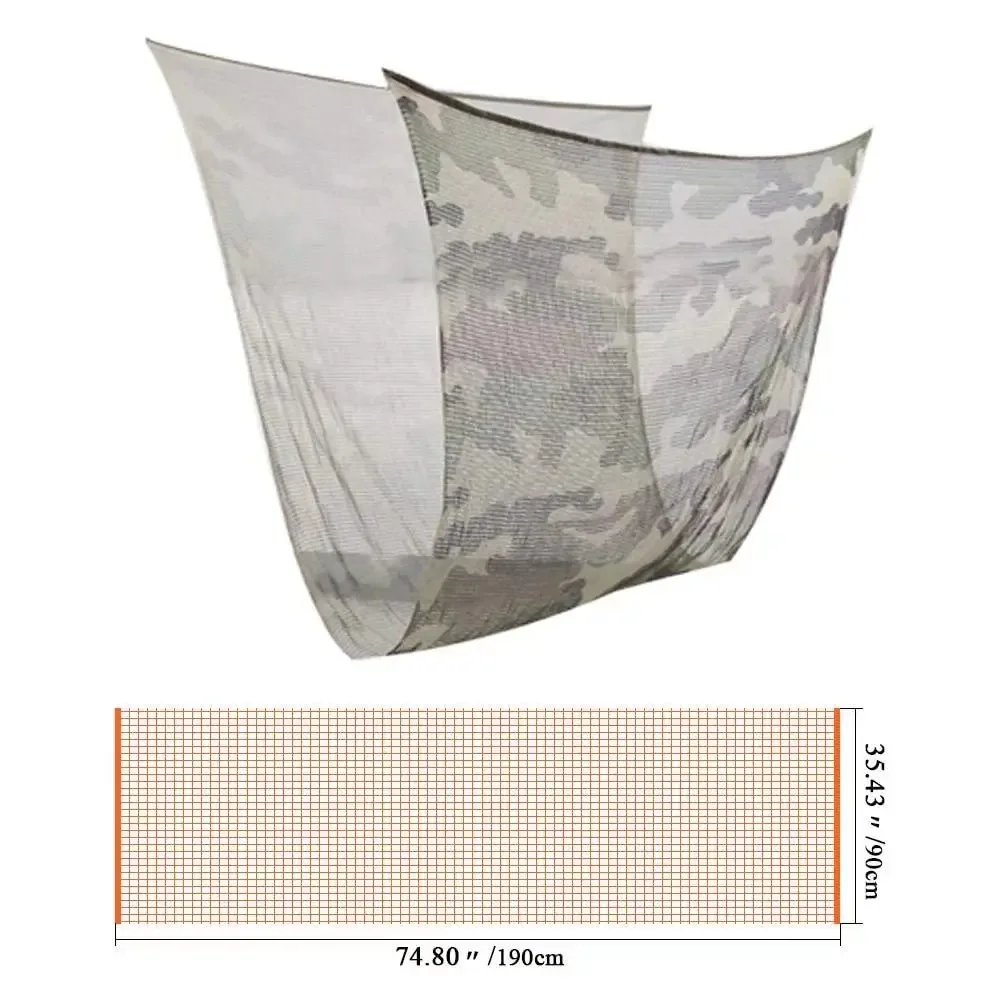 Camouflage Netting Tactical Mesh Net Camo Scarf for Wargame Sports Hunting Shooting Wild Photography Sniper Camo Mesh Scarves